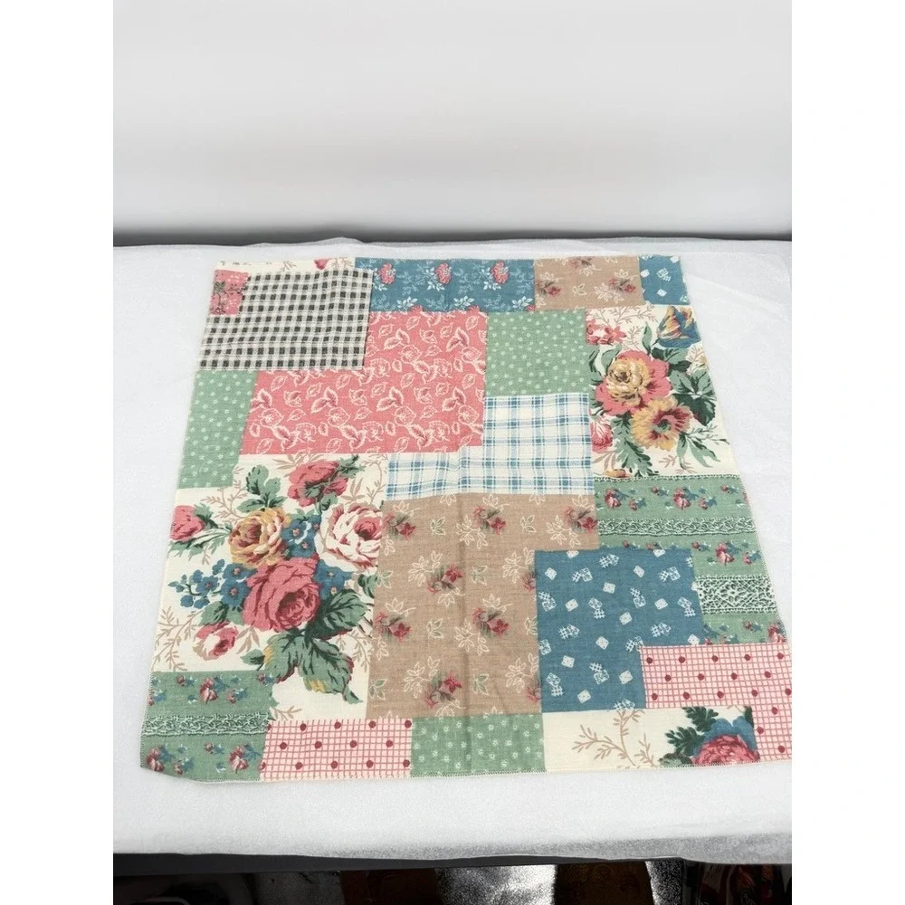 Handkerchief Bandana Patchwork Floral Plaid Polka Dot Cottage Core Boho Square
